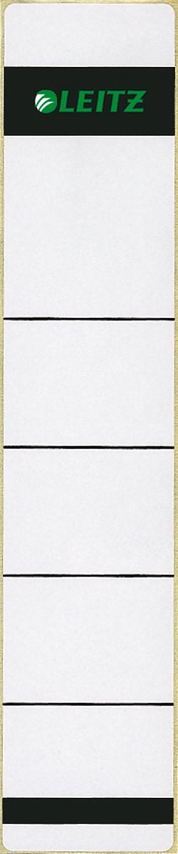 Rugetiket Leitz smal/kort 39x192mm zelfklevend grijs | 10 stuks