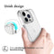 Rugged Air Case voor de iPhone 15 Pro - Transparant