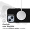 Rugged Hybrid Carbon Case met MagSafe voor de iPhone 15 - Zwart
