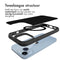 Rugged Hybrid Carbon Case met MagSafe voor de iPhone 15 - Zwart