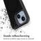 Rugged Hybrid Carbon Case met MagSafe voor de iPhone 15 - Zwart