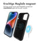 Rugged Hybrid Carbon Case met MagSafe voor de iPhone 15 - Zwart