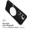 Rugged Hybrid Carbon Case met MagSafe voor de Samsung Galaxy S23 - Zwart