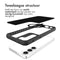 Rugged Hybrid Carbon Case met MagSafe voor de Samsung Galaxy S23 - Zwart