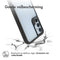 Rugged Hybrid Case voor de Samsung Galaxy A34 (5G) - Zwart / Transparant