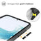 Rugged Hybrid Case voor de Samsung Galaxy A34 (5G) - Zwart / Transparant
