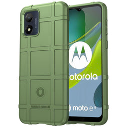 Rugged Shield Backcover voor de Motorola Moto E13 - Groen