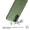 Rugged Shield Backcover voor de Samsung Galaxy A15 (5G/4G) - Donkergroen