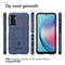 Rugged Shield Backcover voor de Samsung Galaxy A25 - Donkerblauw