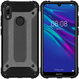 Rugged Xtreme Backcover voor de Huawei Y6 (2019) - Zwart