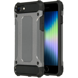 Rugged Xtreme Backcover voor de iPhone SE (2022 / 2020) 8 / 7 - Donkergrijs