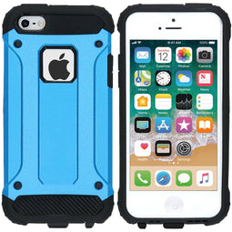 Rugged Xtreme Backcover voor de iPhone SE / 5 / 5s - Lichtblauw