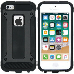 Rugged Xtreme Backcover voor de iPhone SE / 5 / 5s - Zwart