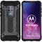 Rugged Xtreme Backcover voor de Motorola One Zoom - Zwart