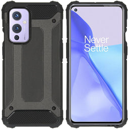 Rugged Xtreme Backcover voor de OnePlus 9 - Zwart
