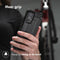 Rugged Xtreme Backcover voor de Samsung Galaxy S22 Ultra - Zwart