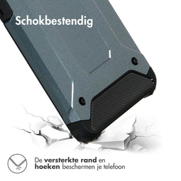 Rugged Xtreme Backcover voor de Xiaomi Mi 11 Lite (5G/4G) / 11 Lite 5G NE -Donkerblauw