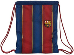Rugtas - F.C. Barcelona - Met zijvakje - Kastanjebruin, Marineblauw (35x45x3 cm)