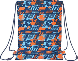 Rugtas met Koordjes Hot Wheels Speed club Oranje (26 x 34 x 1 cm)
