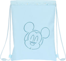 Rugtas met Koordjes Mickey Mouse Clubhouse Licht Blauw (26 x 34 x 1 cm)
