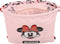 Rugtas met koordjes - Minnie Mouse - Disney - Kinderen - Lichtroze (26x34x1 cm)