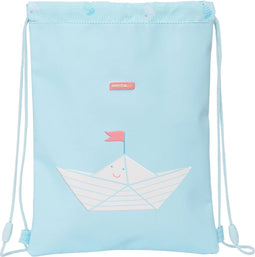 Rugtas met Koordjes Safta Ship Blauw (26 x 34 x 1 cm)