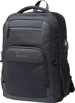 Rugzak - 35L, 17 inch, Laptop Rugtas, Voor dames en heren, Spatwaterdicht, USB aansluiting - Schooltas, Laptoptas, Zwart