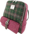 Rugzak Naver Groen en Roze (Plum) - 33x29x14 - Harris Tweed - Glen Appin of Scotland