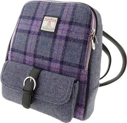 Rugzak Naver Paars - 33x29x14 - Harris Tweed - Glen Appin of Scotland