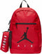 Rugzak Schooltas Gymtas Nike Air Jordan Rood + Gratis Bijpassende Etui (26,4 x 32,3 x 10,5 cm)