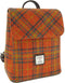 Rugzak Tummel Oranje - Mini - 26x21x12 - Harris Tweed - Glen Appin of Scotland