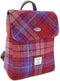 Rugzak Tummel Oranje Paars Tartan - Mini - 26x21x12 - Harris Tweed - Glen Appin of Scotland