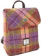 Rugzak Tummel Oranje (Peach) en Paars - Mini - 26x21x12 - Harris Tweed - Glen Appin of Scotland