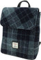 Rugzak Tummel Tartan Grijs Zwart - Mini - 26x21x12 - Harris Tweed - Glen Appin of Scotland