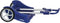 Rugzaktrolley Safta Marineblauw