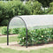 vidaXL - Plantenafdekking - met - zeilringen - 2x5 - m - polyethyleen