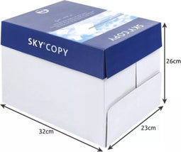 Ruhhy Papier A4 80g Kopieerpapier - Ideaal voor Kantoor en Thuisgebruik - 2500 Vellen