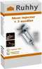 Ruhhy Vleesinjector Set - Voor Perfect Gekruid Vlees!