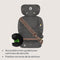 Lionelo Autostoel met ISOFIX 1.5 tot 12 jaar (76-150 cm / 9 - 36 kg / Groep 1 2 3) Nieuwste norm Groeit mee Breed zit- en rugdeel 10-standen Hoofdsteun Wasbare hoes 5 Punts Gordel Autostoeltje voor Baby, Kind, Peuter Levi Fix i-Size