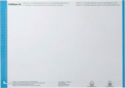 Ruiterstrook Elba Nr 0 297x6mm verticaal blauw