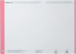 Ruiterstrook Elba Nr 0 297x6mm verticaal roze