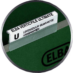 Ruiterstrook tbv Elba Verticfile ruiters 65x16mm wit