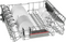 Bosch SMU4HVS00E - Onderbouw Vaatwasser 60cm - Energieklasse D - RVS