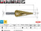 RUKO 101051TH Getrapte boor 4 - 20 mm HSS Gezamenlijke lengte 81 mm TiN 1 stuk(s)