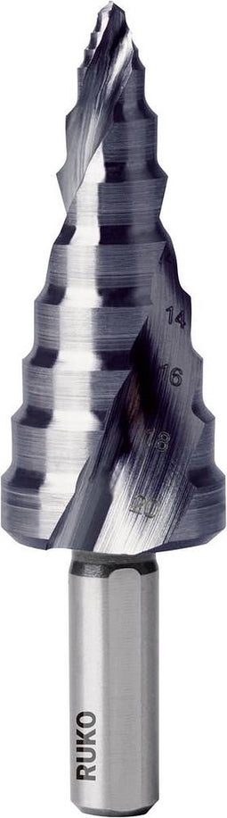 RUKO 101651P Getrapte boor 1 stuks 6 - 20 mm HSS Gezamenlijke lengte 70 mm 1 stuk(s)