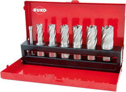 RUKO 108820 Kernboor 7-delig 12 mm, 14 mm, 16 mm, 18 mm, 20 mm, 22 mm 1 set(s)