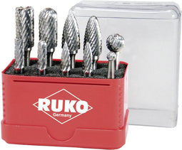 RUKO 116002 Freesstift Hardmetaal Schachtdiameter 6 mm 10-delig
