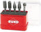 RUKO 116004 Freesstift Hardmetaal 10 mm Schachtdiameter 6 mm 5-delig