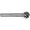 RUKO 116042 Freesstift Hardmetaal Bol 8 mm Lengte 47 mm Schachtdiameter 6 mm