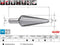 Ruko Plaatfrees conisch HSS 26-40